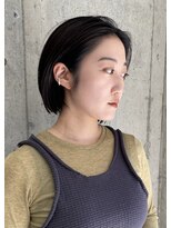 バーク(BUiK)&nbsp;ショートボブ/グレイシャドウ