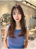 レイヤーカット/韓国ヘア/顔まわり/2wayバング_4401