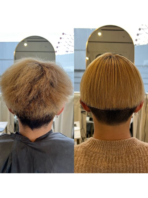 髪質改善/縮毛矯正/酸性ストレート/艶カラー/ULTOWA