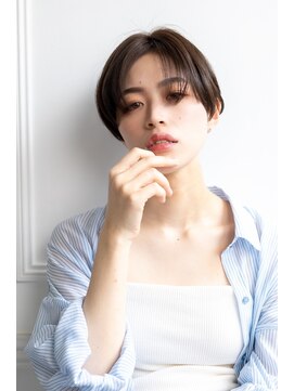 ヘアーメイクパウダー 天王寺寺田町店(Hair make powder) 大人可愛い20代30代小顔ハンサムショートマッシュ