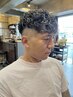 カット+スパイラルパーマ+シェービング　￥11500→￥10500