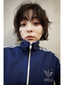 テテコケット(tete coquette) 癖毛風パーマとニュアンスショートボブ