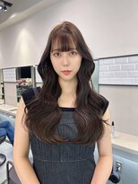 リリー(Lilley)&nbsp;【lilley 稲永麻衣】レイヤーカット+ダブルカラー+韓国ヘア