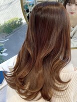 ティア(Tia.)&nbsp;くびれヘア/レイヤーカット/外巻き/ロングヘア/セミロング