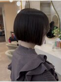 顎ラインでぱつっとミニボブカット♪あゆむ