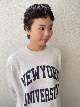 ヘン(hen) 【心斎橋hen】ベリーショート ピンパーマ