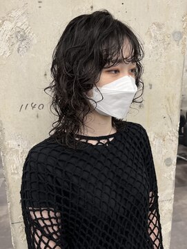 ガルテ(GARTE) ロングウルフカット/韓国風ウルフヘア/顔周りレイヤーカット