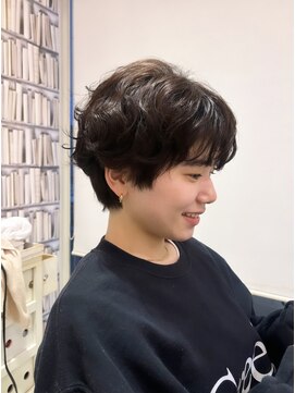 ゼロ(ZERO) short cut × perm