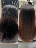 美髪縮毛矯正*髪質改善トリートメント*ロングレイヤーカット