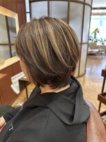 ジュール ドゥJour doux&nbsp;ショートボブ　ショート　大人ショートボブハイライト