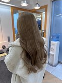 透明感抜群♪ダブルカラーブリーチオリーブベージュグレージュ