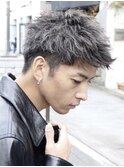 大分メンズ刈り上げツーブロックジェットモヒカンショート