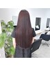クセを抑えるカット＋地毛風ストレート＋髪質改善トリートメント￥26000