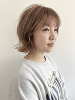 ヴィアルス 美園店(VIARS)&nbsp;ピンクベージュカラー×ネオウルフカット