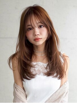 ライリー(riley) rileyレイヤーセミロング