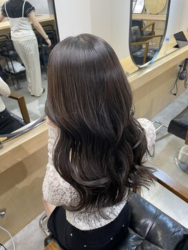 ニコフクオカヘアーメイク(NIKO Fukuoka Hair Make) 福岡天神/大人かわいい赤み消しカラー/ハイライト/前髪カット
