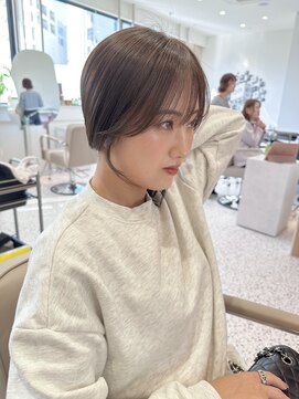 オン キャナルシティ博多前店(on) 【哉汰】顔周りカット/レイヤーカット/オリーブグレージュ20代
