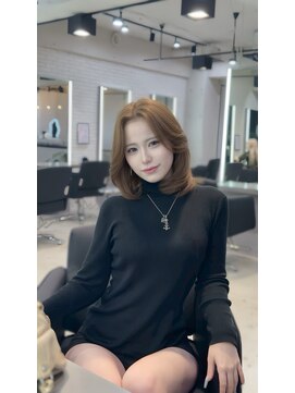 ジュノヘアージャパン 表参道(JUNO HAIR JAPAN) 黒髪/クラゲヘアー/オリーブグレー/小顔/ココアベージュ/渋谷