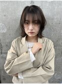 小顔になれる顔まわりレイヤースタイル