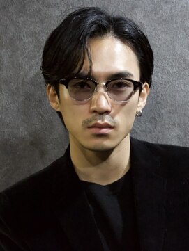 アウル 心斎橋(owl) サイドパート×センターパート×ニュアンスパーマ×大人men's