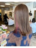 ミディアムx暖色インナー