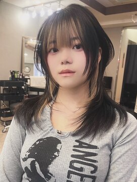 アミヘアーサプライ(AMI Hair Supply) ミディアムウルフレイヤーカット/韓国ストリート/顔まわりカット