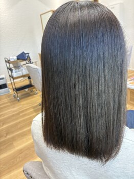 グッドキャッツヘアー(good cats hair)の写真/自然で柔らかい仕上がりの縮毛矯正