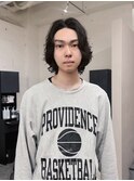 大人な色気を出すシャドウパーマ