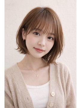 ワゴンバイアフロート(Wagon by afloat) ショートボブ髪型20代30代40代50代前髪あり前髪なし面長丸顔池袋