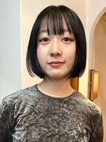 ロティー 天神(loty)&nbsp;ボブ ショート 前髪カット 髪質改善 ブリーチなしカラー 20代