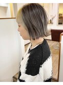 グレージュ×外ハネボブ