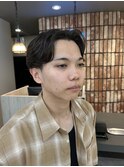 毛流れパーマ