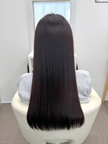 シャルムパリス(charme paris) ブラウン×レッド 髪質改善 カラー トリートメント