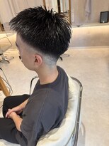 ルスト 成増店(Lust)&nbsp;フェードカット×メンズ×アップバング