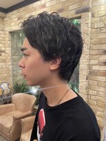 モナン 新宿(Monan) メンズカット ショートアップバング ニュアンス