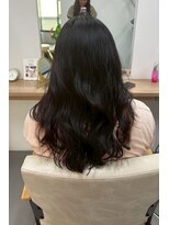 ヘアーアートシフォン 池袋西口店(Hair art chiffon) ダークパープル/ナチュラルショート/白髪ぼかし/縮毛矯正/池袋