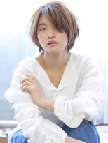 ヘアリゾート バレンタイン(hair+resort valentine)&nbsp;［valentine］大人ショートボブ　ワンカール×デザインカラー