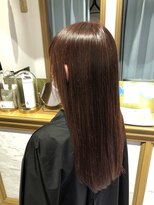 ロンドアベニール 北千住(Lond avenir)&nbsp;ブリーチ無し　ピンクベージュ　担当namie