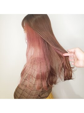 タブーセントラル(TABOO Central) 《TABOO Central》サクラ色インナーカラー・ピンク