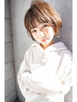 クラン(clan)&nbsp;前下がりボブ/モテ髪カタログ/小顔に見せるヘア/前髪カット