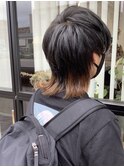 【Juno鹿児島中央店】マッシュウルフ×インナーカラー