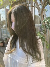 ヘアサロン イロドリ(hair salon irodori) オリーブカラー×顔まわりレイヤー