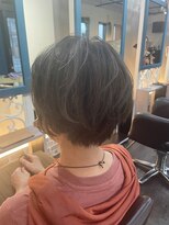 ロンド(Le rond)&nbsp;アッシュグレー×大人ショートスタイル