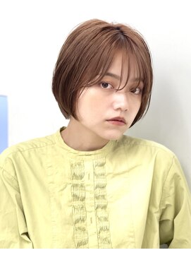 ミチオ ノザワ ヘアサロン ギンザ(Michio Nozawa HAIR SALON Ginza) 絶壁解消×くびれ×30代40代50代★前髪長め大人ショートボブ★