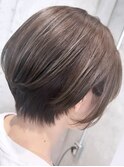 ハイライト/インナーカラー/白髪ぼかし/縮毛矯正/ショート