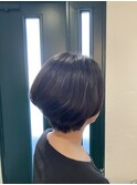 グラデーションショートボブ