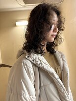 ソイ 下北沢(soi)&nbsp;【dry curly】くせ毛スタイリング/オリーブカラー/レイヤーヘア