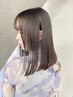 カット＋ポイントストレート（前髪）