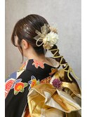 前撮り振り袖アレンジ☆
