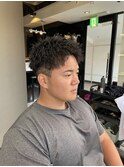 ツイストパーマ　ソフトツイスト　メンズパーマ　短髪パーマ